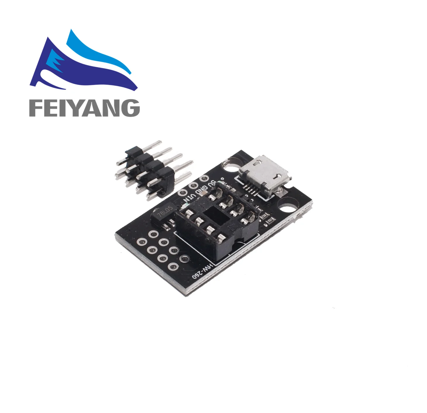 ATTINY85 Connector 1 шт. синий черный TINY85 Digispark Kickstarter микро макетная плата ATTINY85 модуль для Arduino IIC IEC USB - Цвет: ATTINY85 Connector