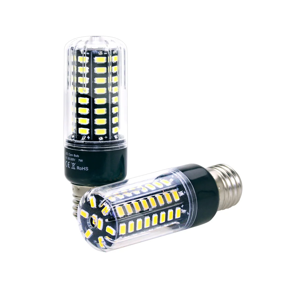E27 светодиодные кукурузные лампы SMD5736 AC85 265V для дома E14 Led 28 40 72 108 132 156 Светодиодные