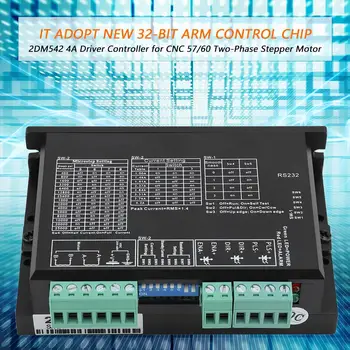 

2DM542 4A Step Motor Driver Stepper Controller for CNC 57/60 Two-Phase Stepper Motor