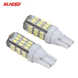 100 шт. T10 3014 42 автомобильный светодиод smd лампы 42smd DC12V автомобилей клина стороны габаритные огни Turn сигнальная лампочка 194 927 161 168 W5W оптовая