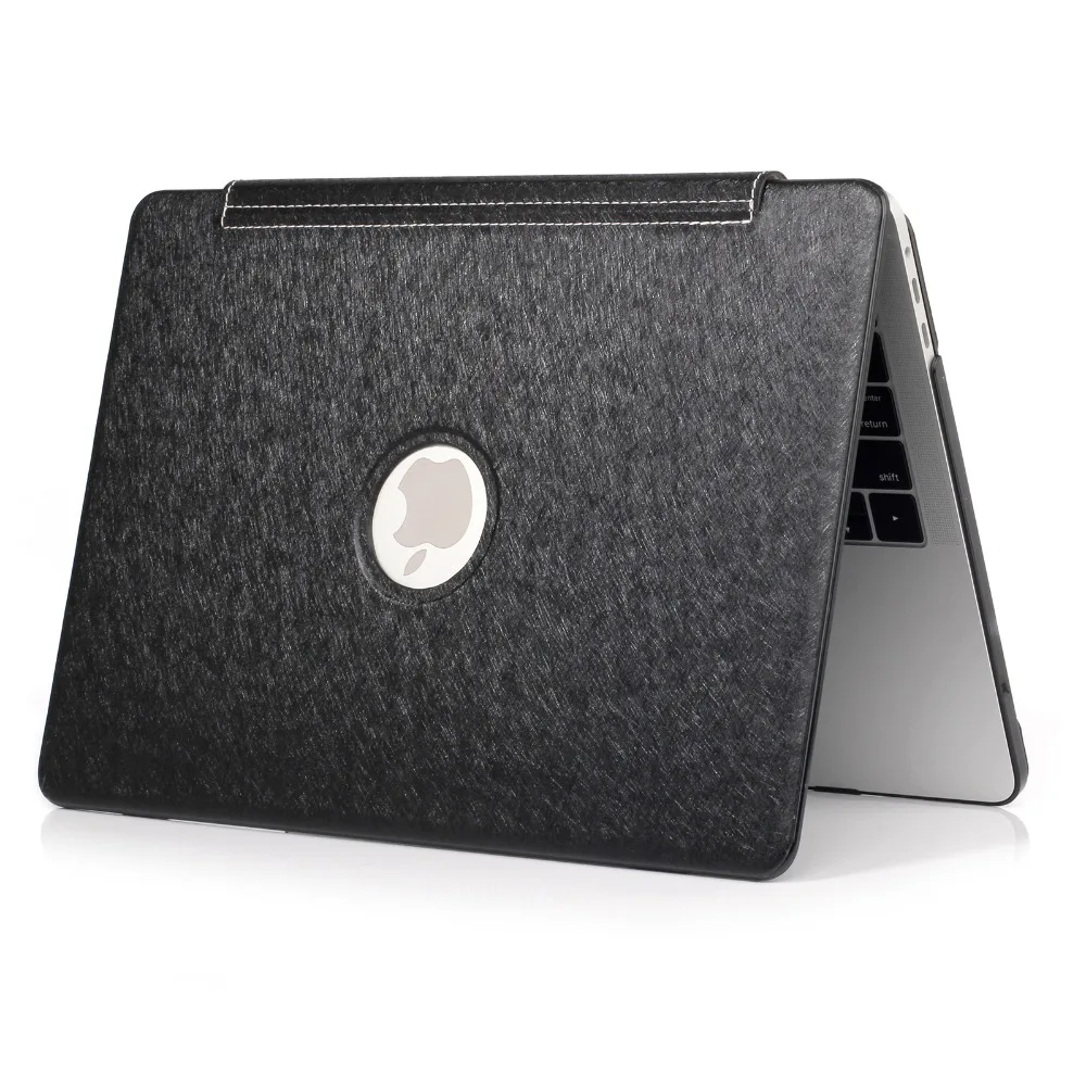 Жесткий защитный чехол из искусственной кожи с покрытием для MacBook Air Pro Retina 11 12 13 15