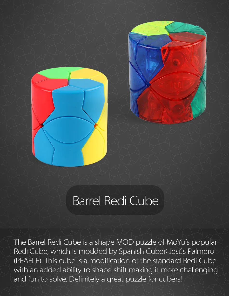 MoYu Barrel Redi, магический куб, без наклеек, Cubo Magico, профессиональный Нео скоростной куб, головоломка, антистрессовые игрушки для детей
