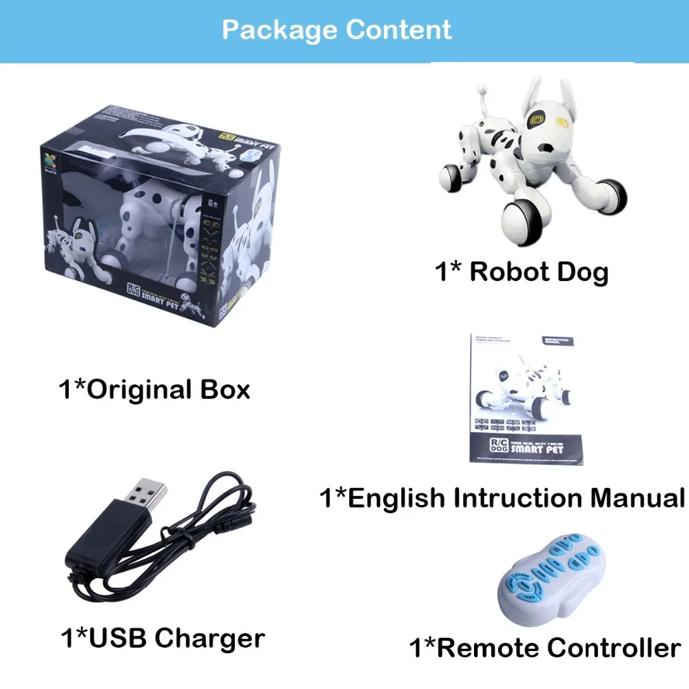 RC Smart собака петь танец ходить мини Дистанционное управление робот собака электронные игрушки для животных подарок для детей Brinquedos