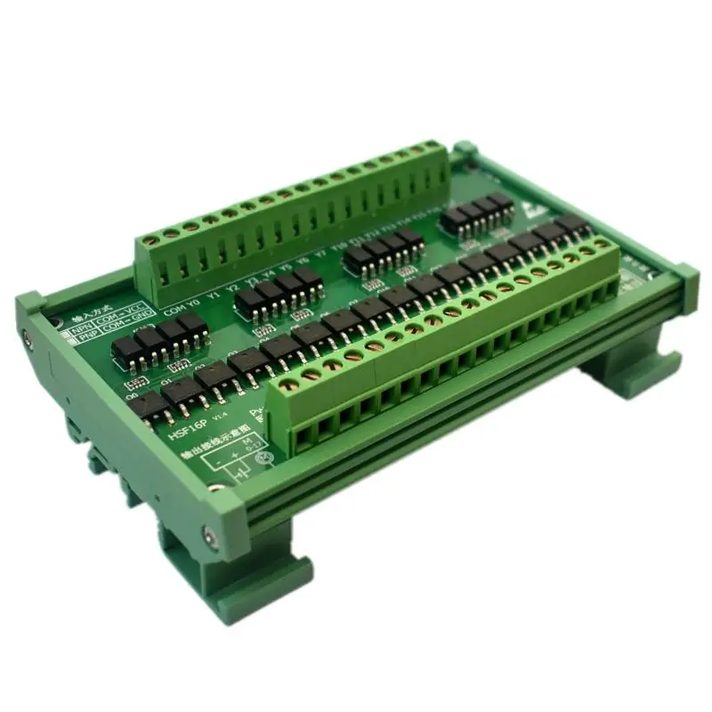 

16-channel PLC output power amplifier board short-circuit protection solenoid valve drive IO interface protection relay board