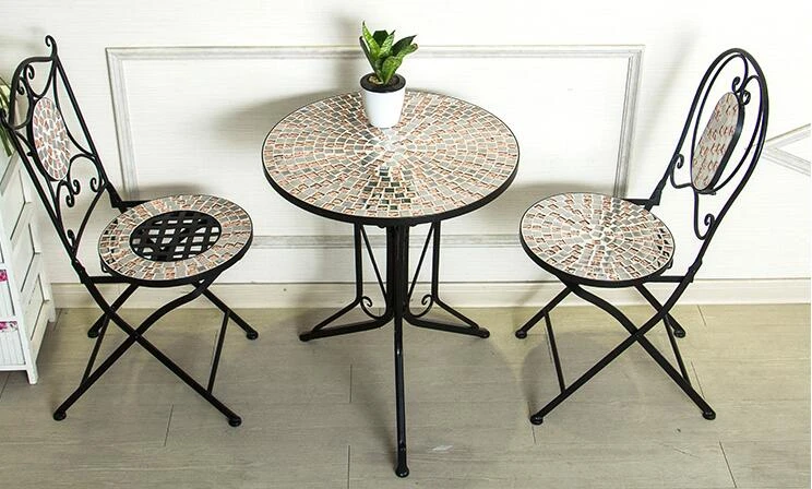 Balcony Chairs Mosaic Table Table Table Tabletables Mosaic Aliexpress