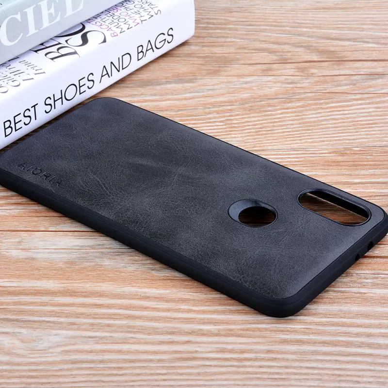 Чехол для xiaomi a2 lite coque роскошный винтажный PU кожаный с Жесткий ПК чехол funda Mi A2 Lite