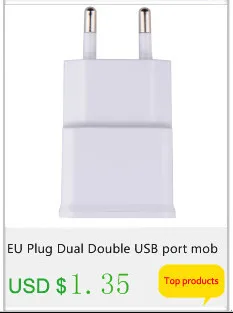 EU standard double usb charger for iphone5 6 7 your phone charger 1A 2A output EU charger