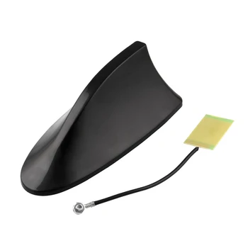 

1 PC Car Styling Shark Fin Antenna Car Roof Stickers Refitting Cover ABS Styling Car Accessory Black
