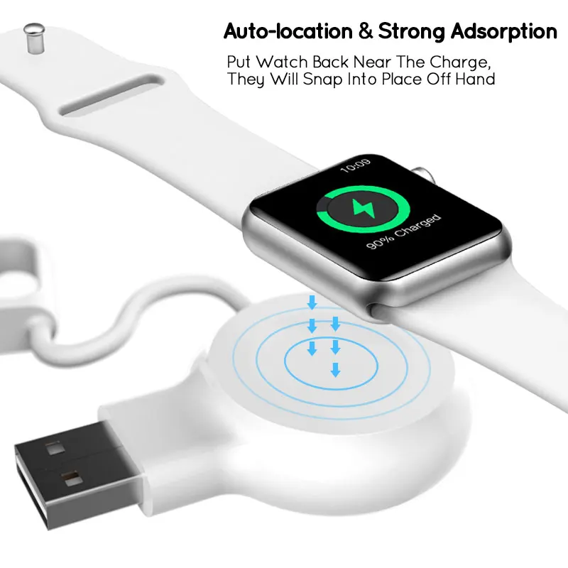 

Wireless Charger For Apple Watch 1 2 3 4 Mini Potable Magnetic Fast Charger For Apple Watch Series 4 3 2 1 Charging Dock Station