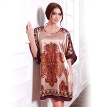 

OLOEY Pajamas Gown Robe Underwear Femme Chemises Nightdress Sleepwear Ladies Casual Nightgowns Home Sleeping Robe Clothing 018