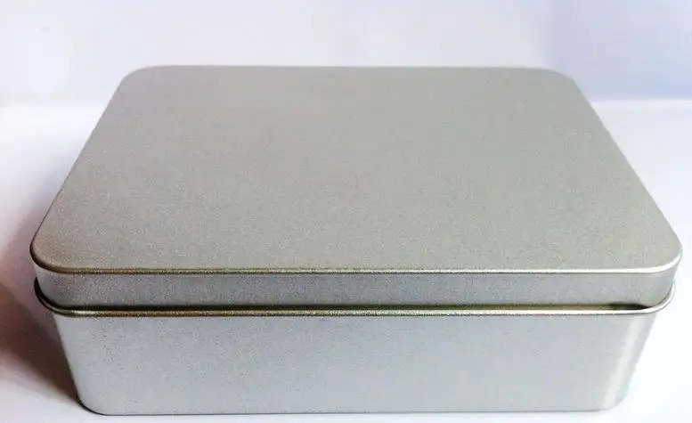Silver matte rectangular candy box creative Tin storage boxes Size 125*95*40mm 220pcs Free DHL/Fedex | Дом и сад