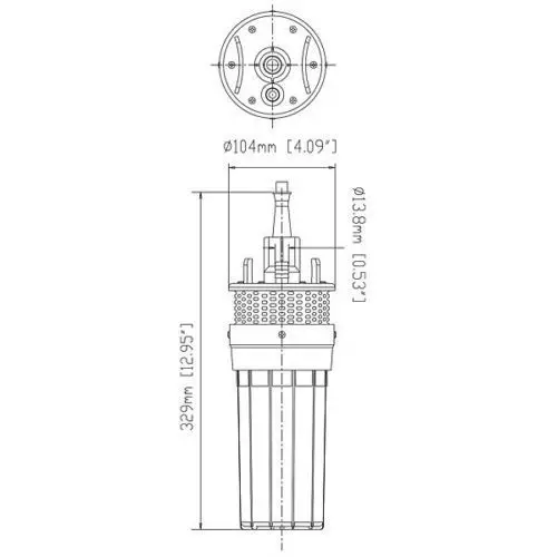 DC 12 V/24 V 6.5L/min подъем = 70m погружной насос глубокого скважины Малый/мини электрический, передача воды, 12 V 24 вольт