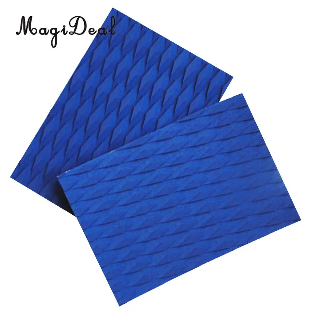 Durable 2 Pieces Premium EVA Surfboard Kiteboard Traction Pad Deck Grip Tail Pad DIY Surf Surfing Water Sports Accessories