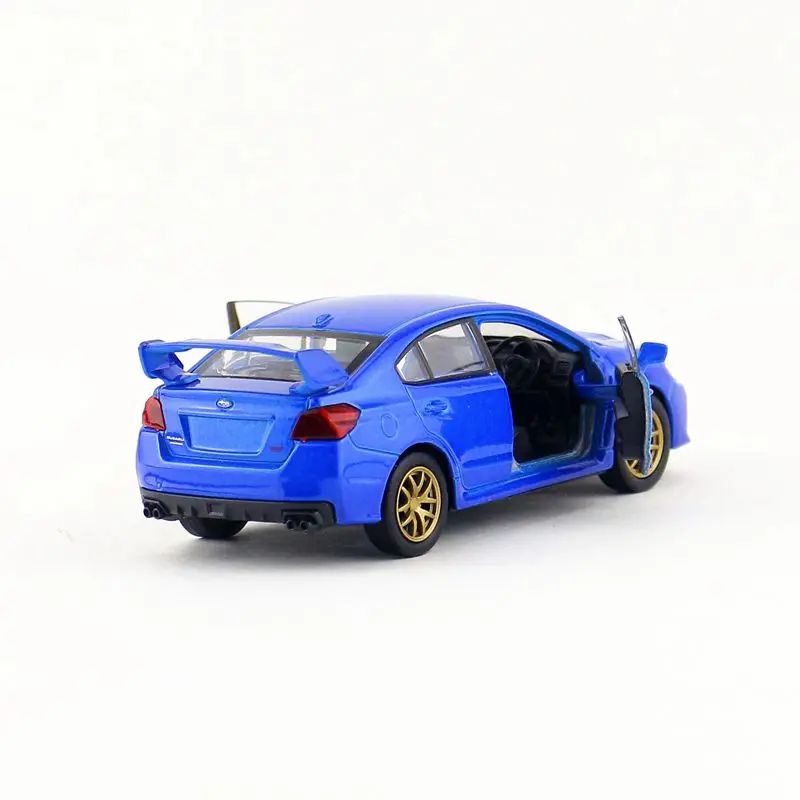 YJ 1/36 Scale, игрушки для автомобиля, Япония, SUBARU Impreza STI, литая металлическая модель автомобиля, игрушка для подарка/детей/коллекции