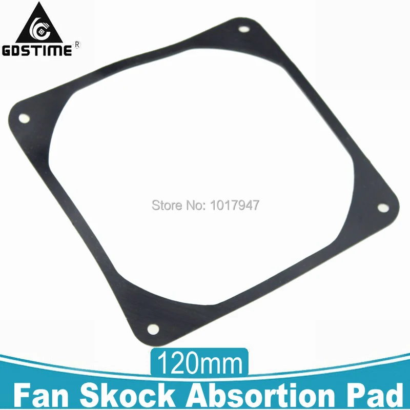 

10PCS lot 120MM X 120MM 12cm Computer Fan Silencer for noise reduction Anti Vibration Gasket