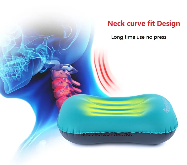 Naturehike фабрики Портативный открытый надувные Подушки Детские Аэрос Подушки детские надувные Подушки мягкие Средства ухода за кожей Шеи защитный подголовник