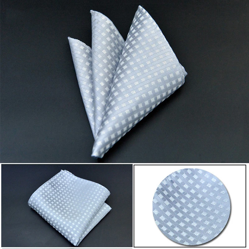 

Suit Pocket Small Square 25cm*25cm Handkerchiefs Women's Scarf Cotton Bacon Prime Men's Found Tissue Patterned Chest Elegant