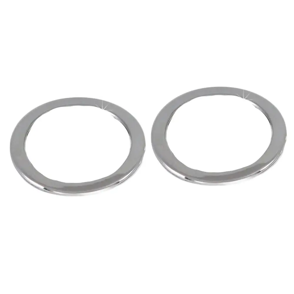 For Volkswagen VW Jetta MK6 ABS Chrome Car Air Conditioning Cover Trim Outlet Decoration Circle Light Bar 2pcs Car Styling 6