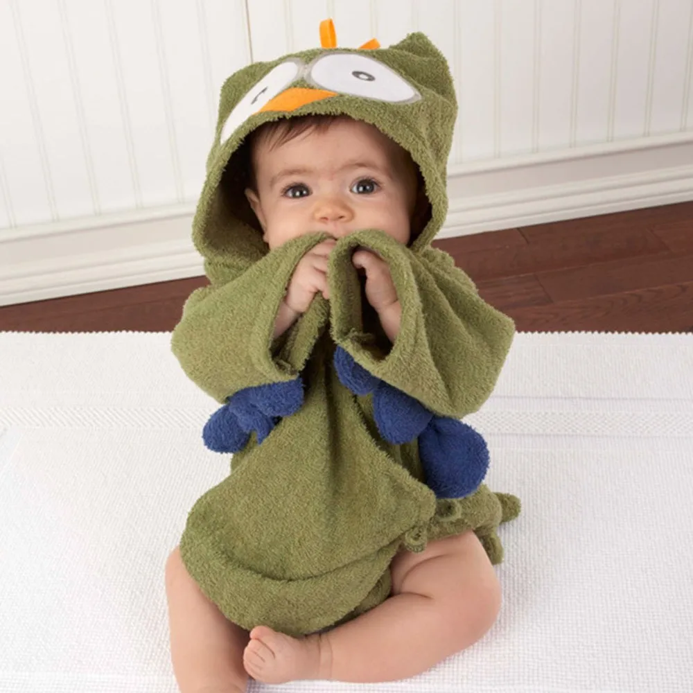 Bathrobe-Children-Skin-Friendly-Hooded-Baby-Bathrobes-Animal-Modeling-Newborn-Bathrobes- Kids-Robe-Cartoon-Towe -T0020 (2)