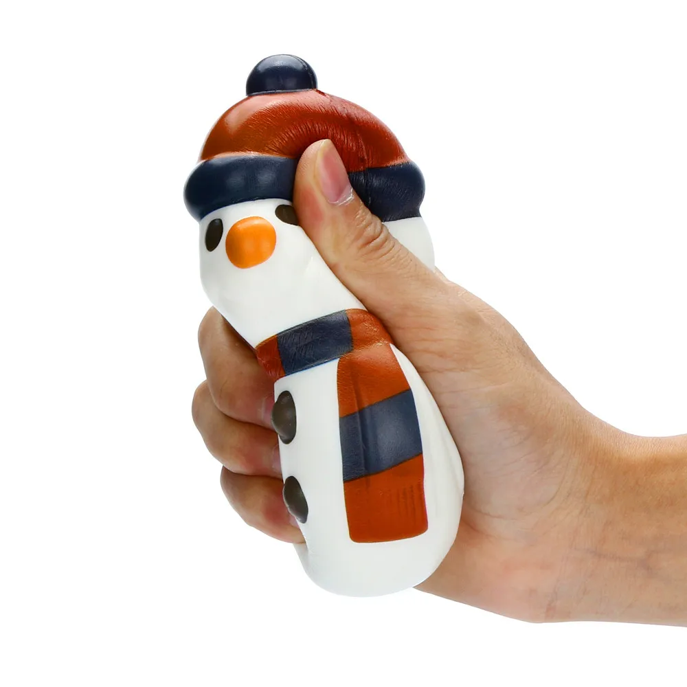 Рождественский снеговик ToyCream ScentedAntistress мяч Squeeze Mochi рост снятие стресса Забавный подарок декомпрессионная игрушка Прямая поставка