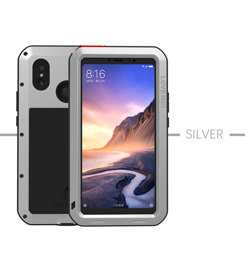LOVE MEI Metal Case For Xiaomi Mi Max 3 Cover (14)