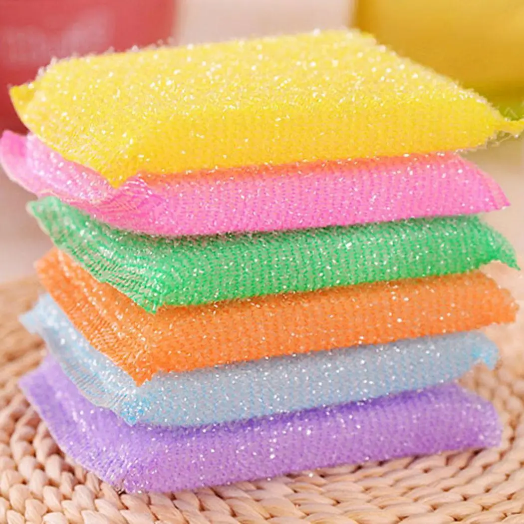 

Sponge Dish Foam Pads Dirt Eraser Cleaner Stain Dirt Remover Pad Colorful Wash Cloth Cleaning Towel Microfiber Cleaning Towels