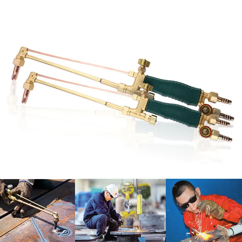 

Acetylene Gas Cutting Gun Welding Torch Liquefied Gas Heating Torch Repair for Air Conditioning Copper/Aluminum Pipe Welding