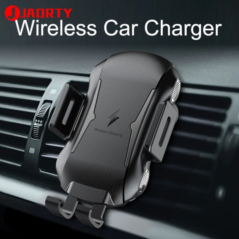 

Qi Car Mount Wireless Charger Fast Wireless Charging Car Phone Holder For Samsung Note 8 9 S7 S9 S8 Plus S10e S10 Plus