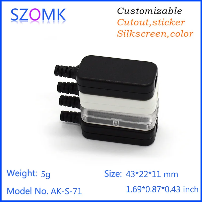 small usb plastic enclosure usb stick shell box junction box plastic housing pcb plastic box for electronics project USB small enclosure (2).jpg