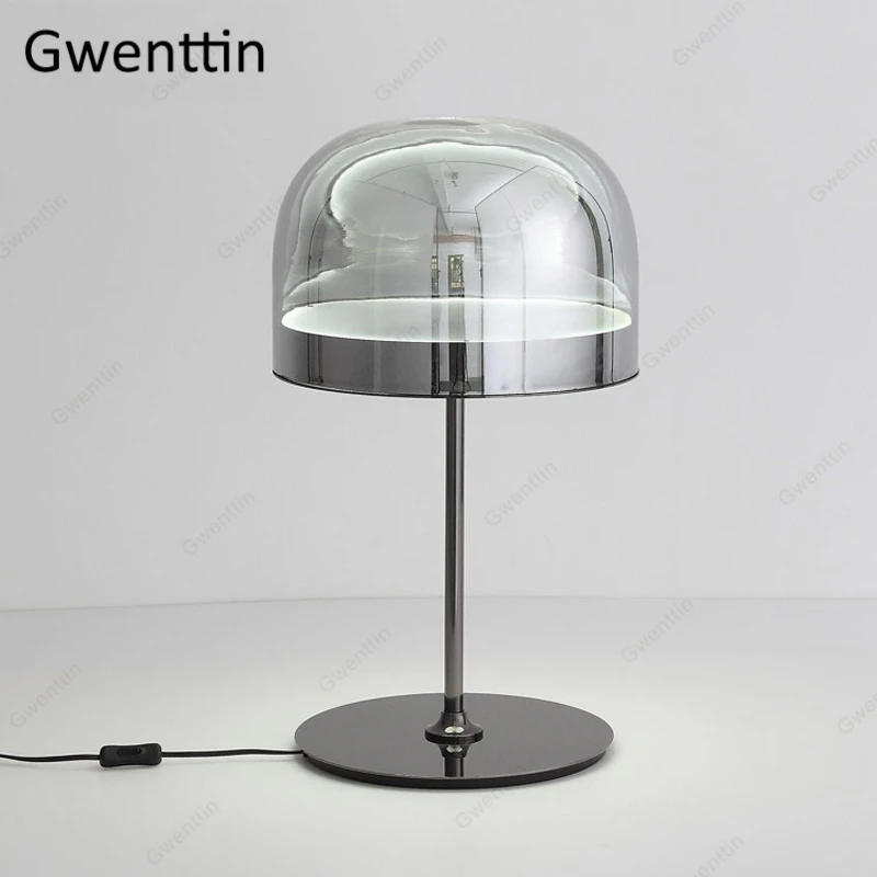 Lâmpada de Mesa Luz para Quarto Luxo Moderno Cogumelo Cama Lâmpada Cabeceira Led Luminárias Luminária Nordic Casa Deco pé 10 Cheap Luminárias de mesa
