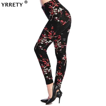 YRRETY Plus Size 2021 Print Legging Women Universe Galaxy Printing Leggins Pants Elasticity Space Tie Dye Legging High Quality 1