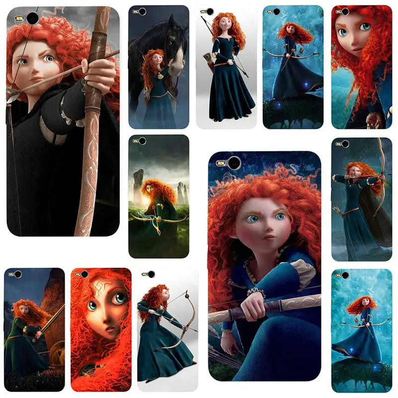 Cartoon Girl Brave Merida Soft TPU Silicone Phone Case for HTC One M7 M8 M9 M10 E9 Plus U11 A9 Desire 530 630 626 628 816 820 |