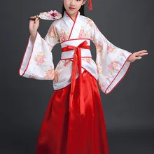 Vestiti Carnevale Per Bambina старинная Китайская одежда, костюм династии Хань для детей на Рождество, день рождения