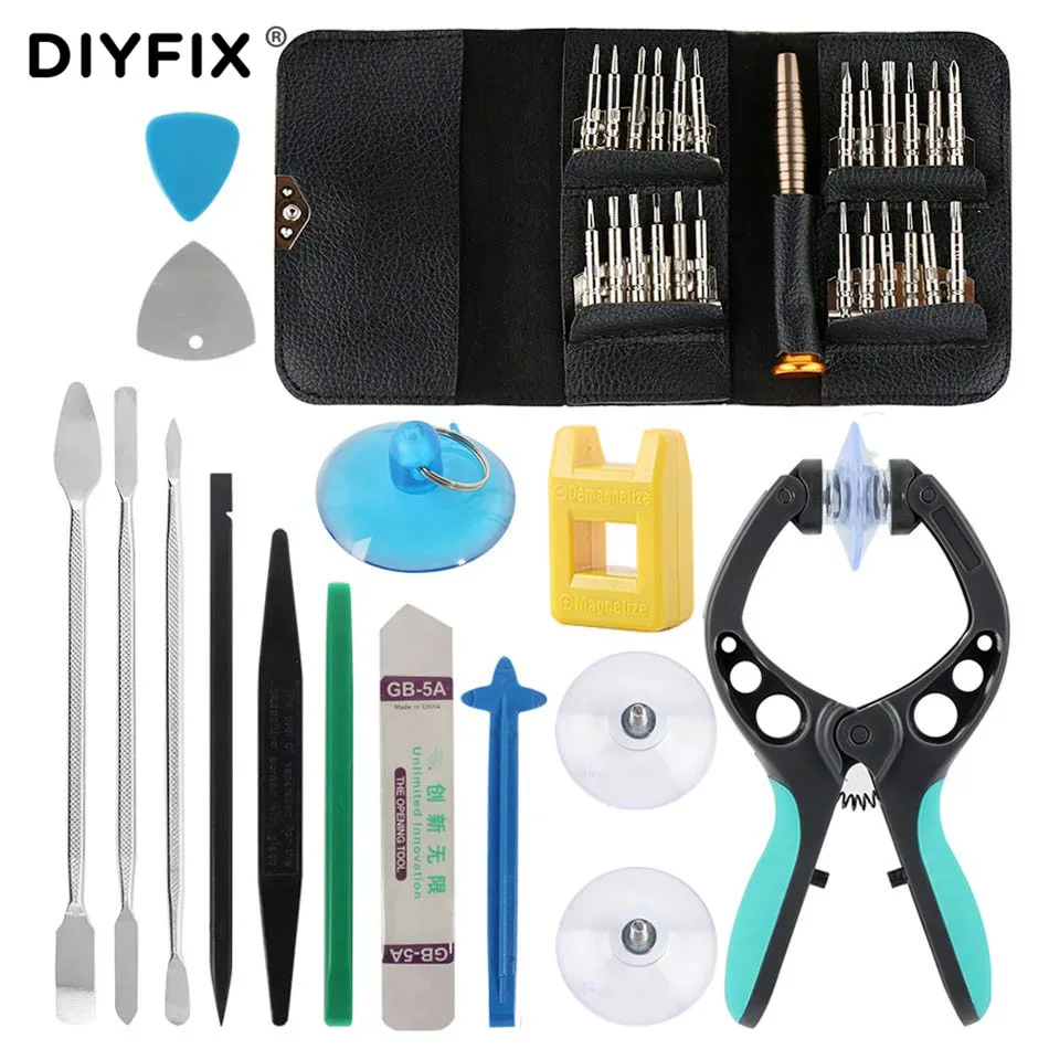 DIYFIX 38 в 1 мобильный телефон набор инструментов для ремонта открывания экрана