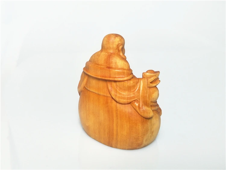 Maitreya Buda, adorno, estatua, tallados de madera artesanías, budista, estatuilla, feliz deseo de hacer regalos de negocios con dinero. Maitreya Buda, adorno, estatua, tallados de madera artesanías, budista, estatuilla, feliz deseo de hacer regalos de negocios con dinero.