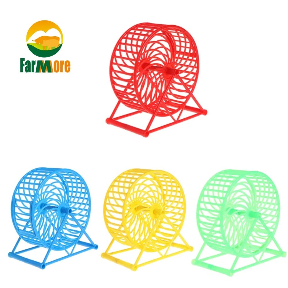 Plastic Hamster Wheel Jogging Pet Exercise Toys Mouse Mice Sport
