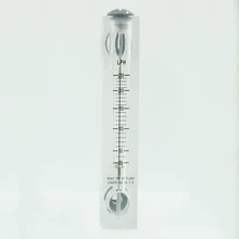 25-250LPH 1/" с британской конической трубной наружной резьбой панель ПММА Тип жидкости Поплавковый расходомер воды ротаметр расходомер без клапана управления