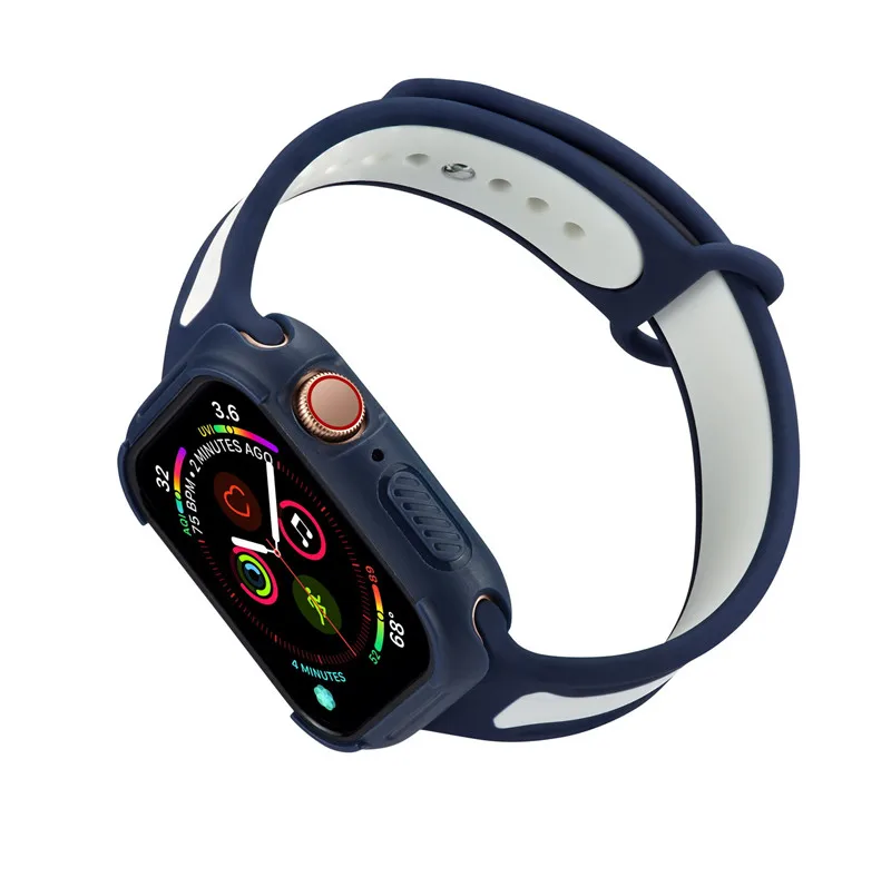 Sport style watch case for Apple  watch series 4 watch shell protecive cover (31)