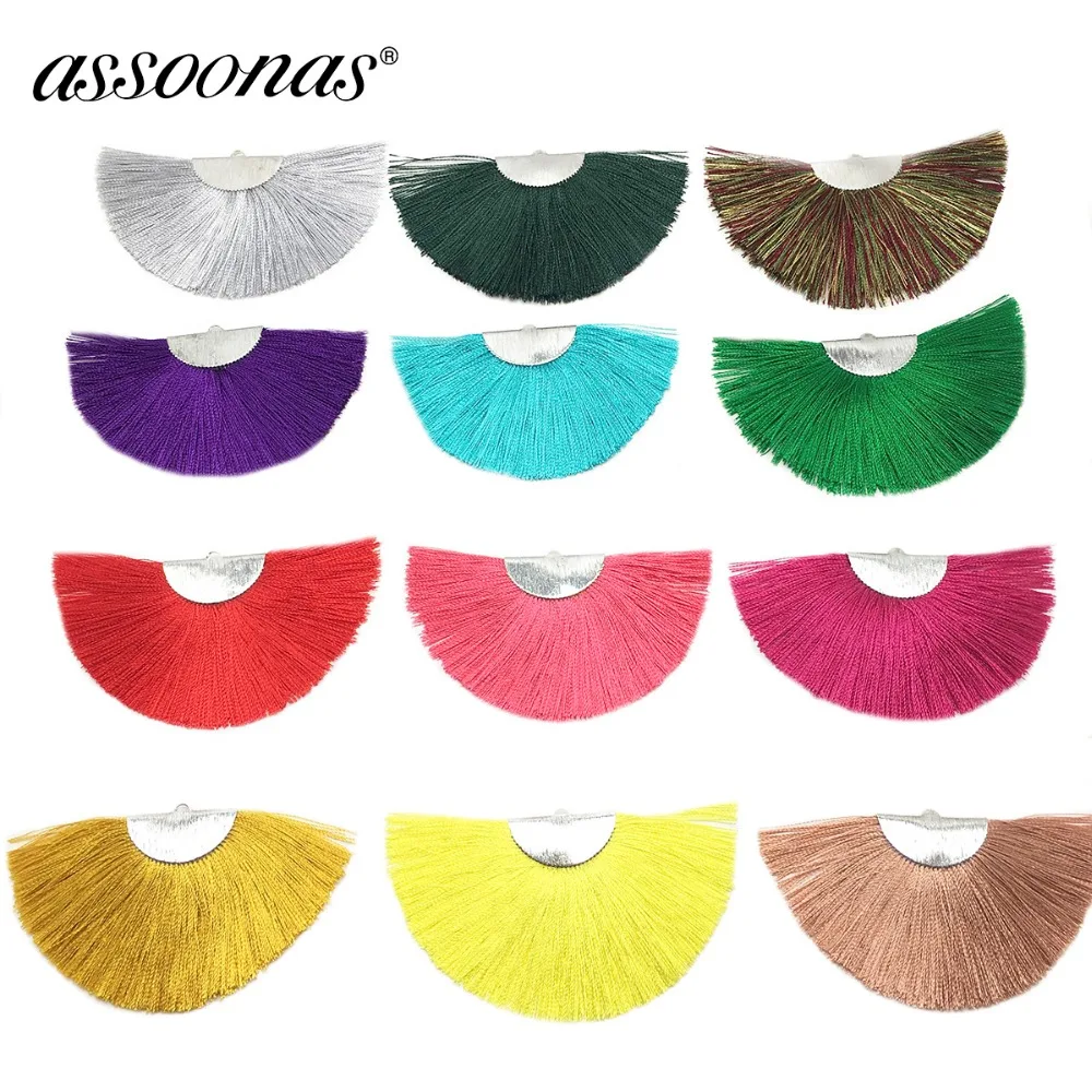 

assoonas L133,fan tassel,,jewelry accessories,silver metar tassels,jewelry making,diy accessories,accessories parts,2pcs/bag