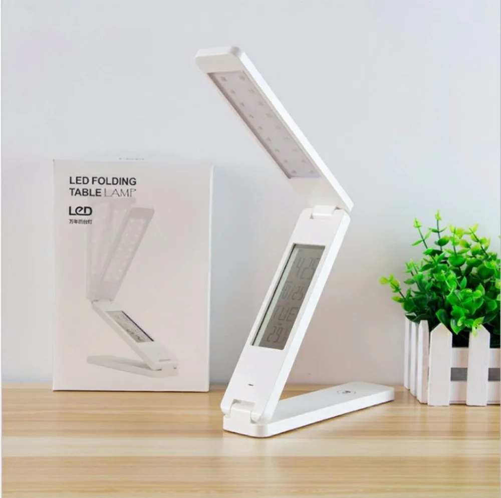 

BRIDAY Desk Lamp LED Liquid Crystal Display With Alarm Clock Dimmable Table Lamp For Kids Portable Foldable LED Desk Lamps