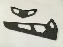 500 Carbon Fiber Horizontal/Vertical Tail Fin Fits Align Trex 500 RC Helicopter
