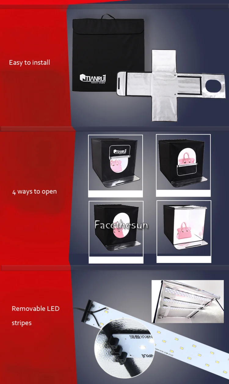 Small photography studio light box -35