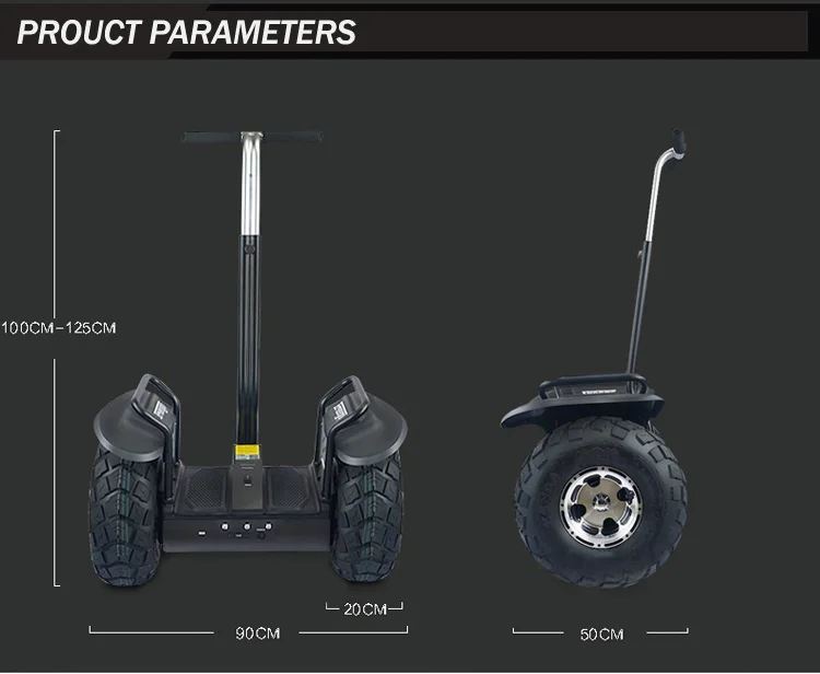 19 дюймов внедорожный 2*1000 Вт двигатель 4200 мАч Ховерборд самобалансирующийся автомобиль 35 км/ч круговая скорость умный баланс автомобиля Ховерборд