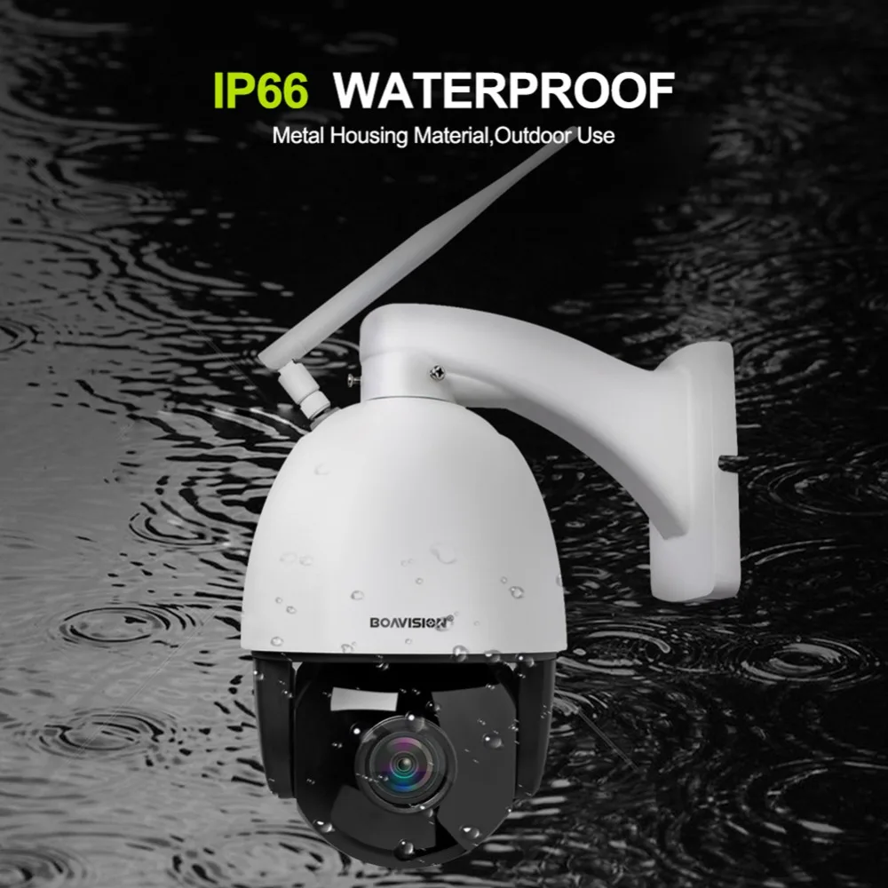 1080P Беспроводная WIFI PTZ купольная IP камера наружная 5X 10X Zoom IR 60M CCTV видеонаблюдения