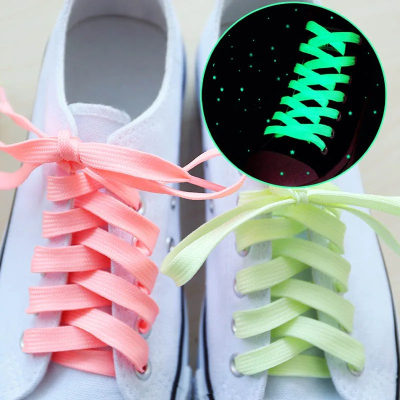 

Shoe Laces Fluorescence Shoelaces Light Luminous Shoelace Colour Lace Ribbon Rainbow Shoelaces Discus
