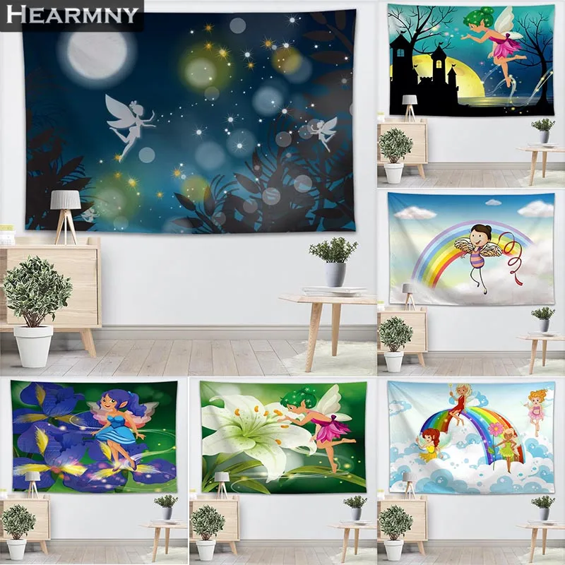 

New Products 2019 Angel Gift Tapestry Wall Hanging Tapestries Farmhouse Home Party Wall Cover Decor College Dorm Wall Carpet