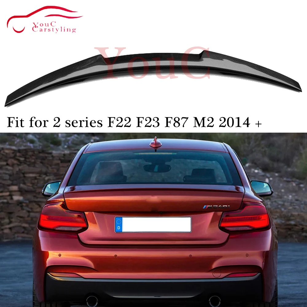 Задний спойлер M4 из углеродного волокна для BMW 2 серии F22 F23 M235i M240i M2 F87 2014-в наличии |