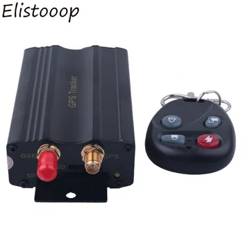 

Elistooop TK103B Car GPS Tracker GPS103B GSM/GPRS/GPS Auto Vehicle Tracking Device with Remote Control Anti-theft Car Alarm