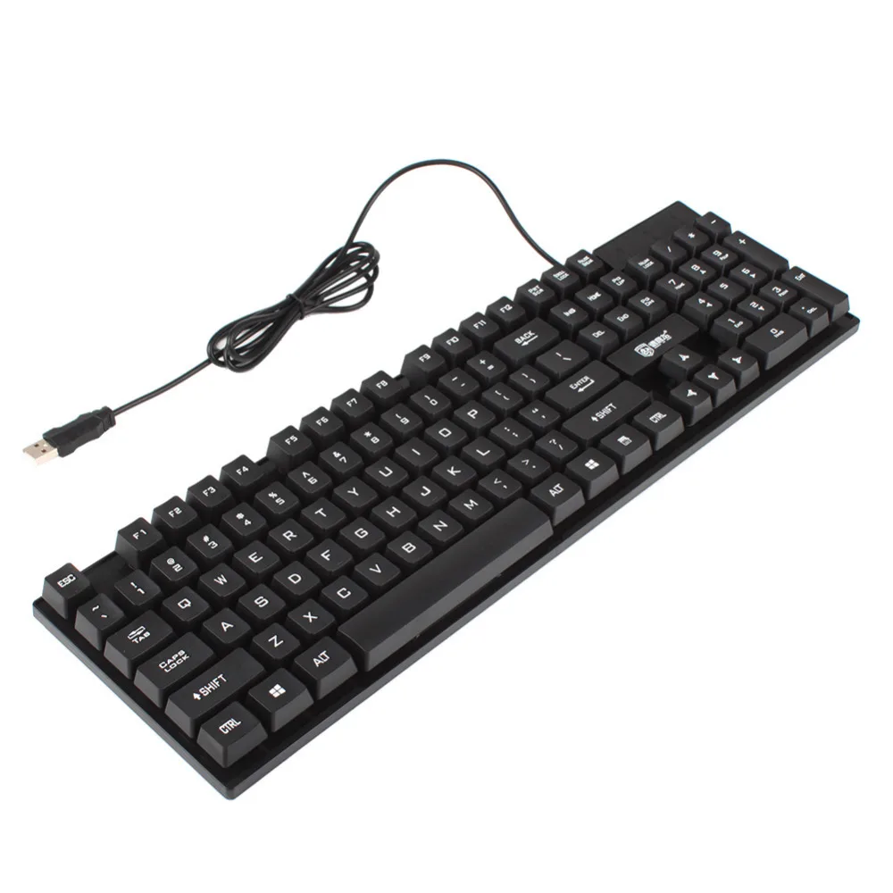 NEW 104 Standard Keys Perfect USB Wired Computer PC Game Keyboard DY-805 for Laptop Notebook #249671