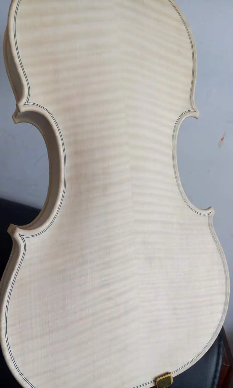 

4/4 size violin Guarneri model 1742 European raw material white violin